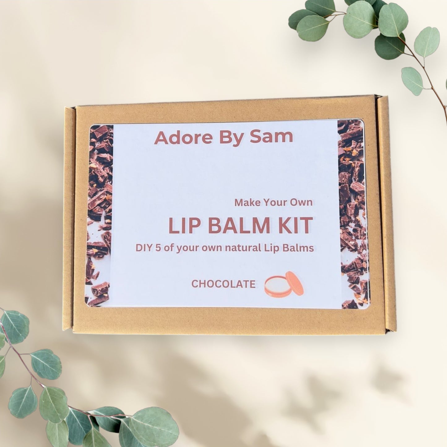 Make your own Lip Balm Kit - Chocolate Flavor