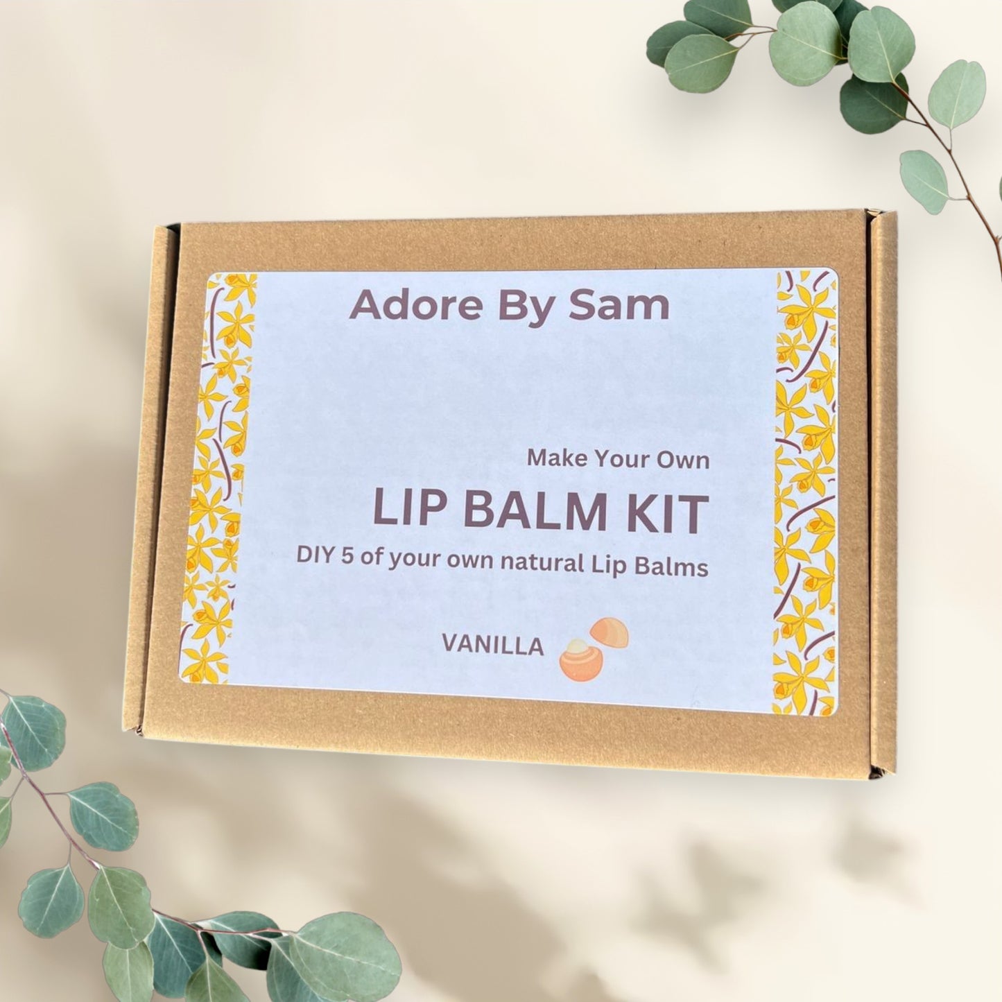 Make your own Lip Balm Kit - Vanilla Flavor