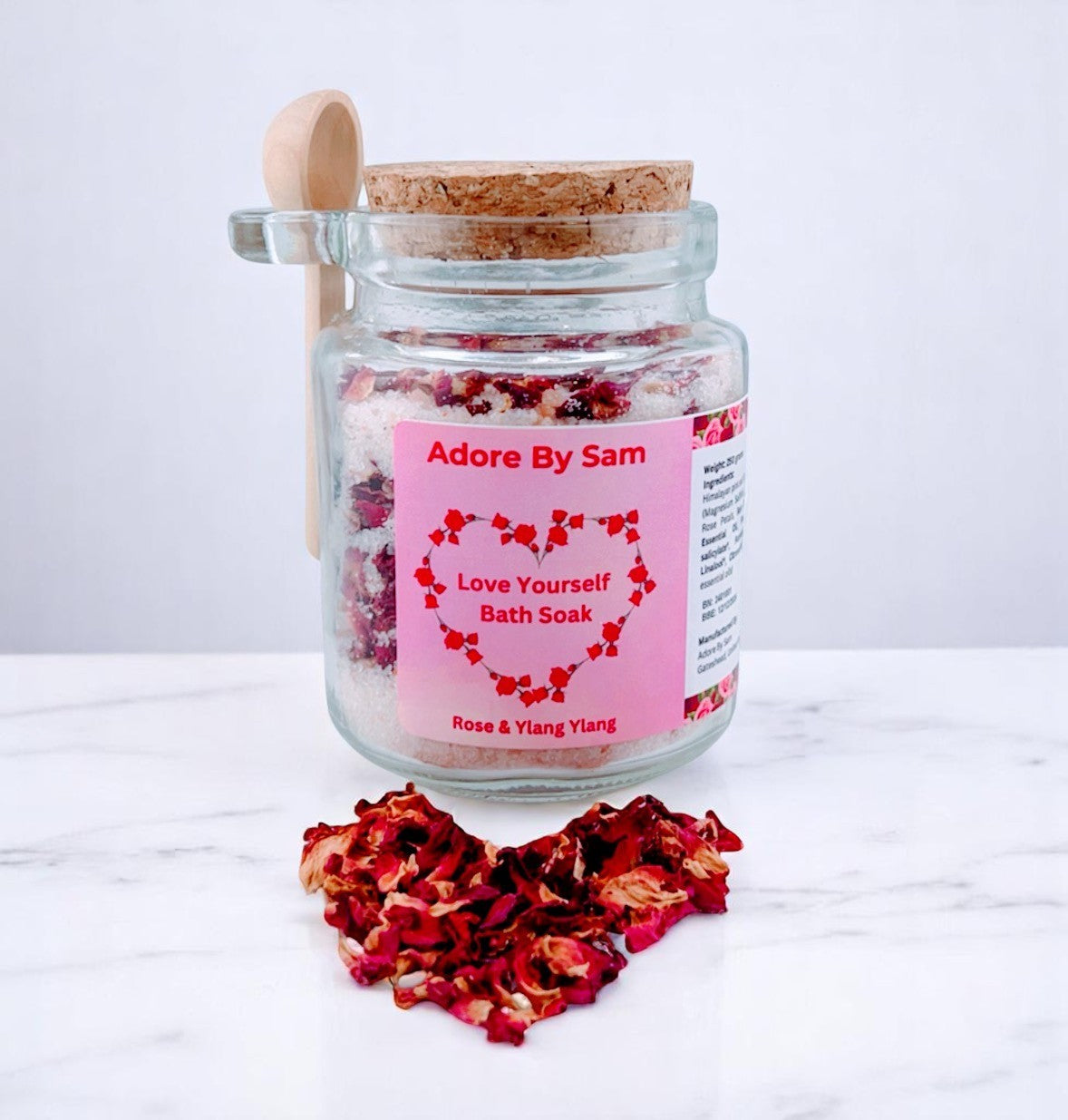Love Yourself Bath Soak. Rose & Ylang-ylang