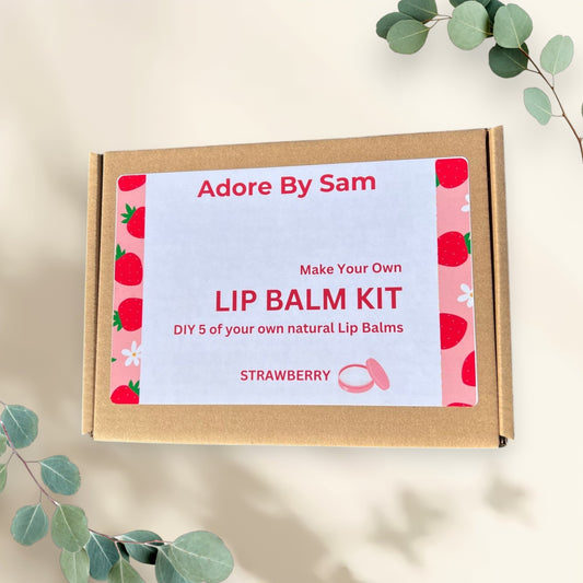 Make Your Own Lip Balm Kit - Strawberry Flavour