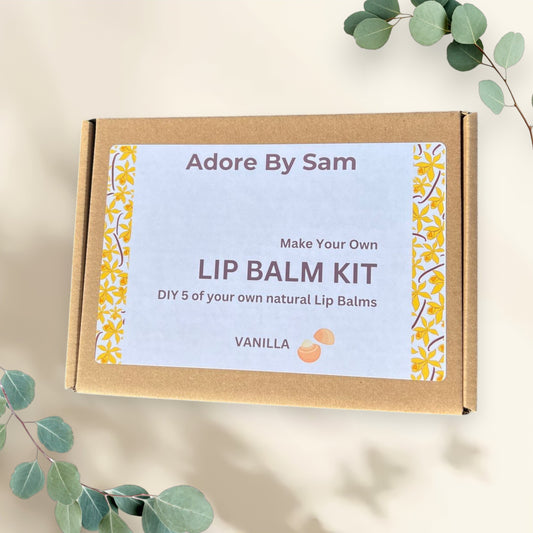 Make your own Lip Balm Kit - Vanilla Flavor